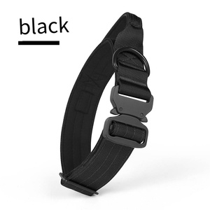 Collier pour animaux de compagnie tactique robuste berger allemand fermoir en métal à dégagement rapide collier de chien de formation poignée de contrôle antidéflagrante - Product Image 3