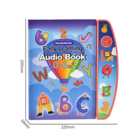 B/O niños en edad preescolar sonido Audio libro máquina de aprendizaje Padre hijo interactivo niños educación temprana libro de aprendizaje