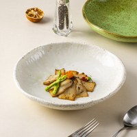 Assiettes en grès réactif YAYU, cuites à haute température, pour la restauration, l'hôtellerie et la fabrication sur mesure