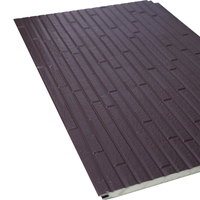 Panneaux en mousse PU pour l'extérieur, revêtement décoratif, panneaux muraux en pierre métallique allongés, résistants à l'eau et ignifuges, en promotion