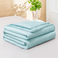 Couverture de refroidissement pour lit couette de climatisation soyeuse couette d'été de glace refroidie légère avec tissu froid et de refroidissement double face