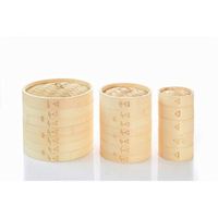 Couscoussier à induction en bambou, 3 pièces, style japonais, pour cuisson vapeur