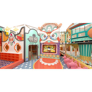 Faites de votre <span class=keywords><strong>restaurant</strong></span> un lieu préféré avec des équipements de terrain de jeu intérieur pour enfants sur le thème des hamburgers, attirant les enfants à manger et à <span class=keywords><strong>jouer</strong></span>. - Product Image 4