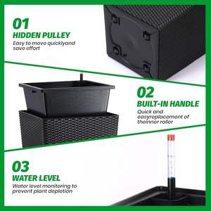 Дренажные отверстия для растений из ротанга, 30 дюймов - Product Image 4