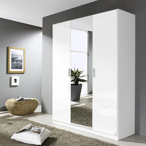 Armadio da camera da letto in stile moderno con porte scorrevoli a <span class=keywords><strong>specchio</strong></span> e <span class=keywords><strong>specchio</strong></span> spogliatoio - Product Image 6