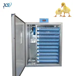 Incubadora de huevos de gallina totalmente automática, capacidad de 800 huevos, 1000
