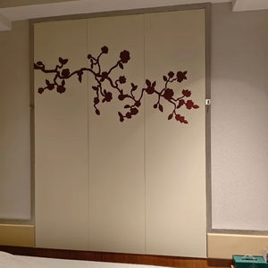 Custom Interieur Interieur Borduurwerk Lederen Stof Bekleding Wandpaneel Behang Brandveilig En Vochtbestendig - Product Image 1