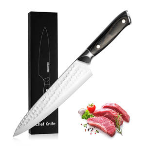 Offre Spéciale couperet <span class=keywords><strong>à</strong></span> main en acier inoxydable <span class=keywords><strong>à</strong></span> haute teneur en carbone 8 pouces couteau de chef de cuisine tranchant - Product Image 1