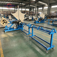 Machine automatique de fabrication de conduits spirales pour la ventilation, machine de conduits spirales en acier galvanisé pour CVC, équipement de conduits spirales ronds