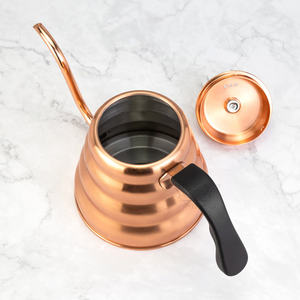 Bouilloire à bec de cygne pour café filtre, grande capacité 1000/1200 ml, avec logo couleur personnalisé, pour <span class=keywords><strong>barista</strong></span> de café - Product Image 4