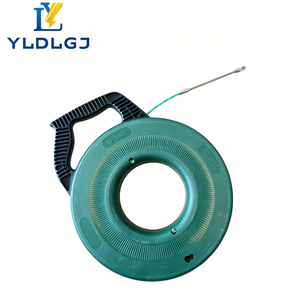YILI 30M Orange Haute Visibilité, Tire-câble à 3 fils, Enfile-câble Flexible pour Projets de Câblage de Conduits Muraux Complexes - Product Image 2