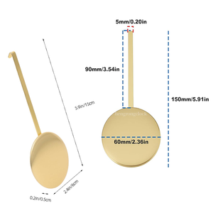 <span class=keywords><strong>Pendolo</strong></span> in Metallo per Orologio <span class=keywords><strong>a</strong></span> <span class=keywords><strong>Pendolo</strong></span>, Design <span class=keywords><strong>a</strong></span> Disco/Cilindrico per Orologio da Parete al Quarzo, Accessorio per Riparazione Fai-da-Te - Product Image 2