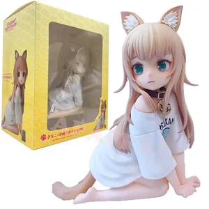 12CM Hobby Sakura My Cat Girl Kinako Cute Girl Anime figura juguete muñeca kawaii recoger decoración Cosplay