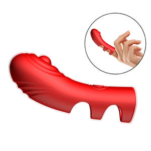 Mini oeuf vibrant masturbateur 10 fréquence forte USB puissance jouets sexuels gode pour hommes et femmes doigt manches vibrateur - Product Image 1