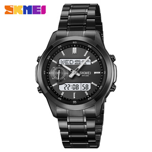 Reloj Deportivo Digital de Cuarzo para Hombre Skmei 2284, Resistente al Agua 3ATM, Reloj de Pulsera de Acero Inoxidable con Hora Mundial, Cronómetro y Cuenta Regresiva - Product Image 5