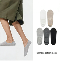 Chaussettes en coton de bambou personnalisées avec logo, chaussettes de travail respirantes, douces et confortables, chaussettes en bambou respirantes pour unisexe