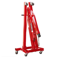 Grue hydraulique rouge 2t 3 tonnes, en promotion