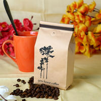 Sacs en papier kraft écologiques personnalisables pochette à fond plat pour café thé biodégradable au micro-ondes compostable