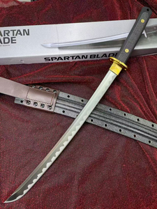 Cuchillo Katana para supervivencia al aire libre, alta dureza, autodefensa, portátil, para uso doméstico y camping. - Product Image 1