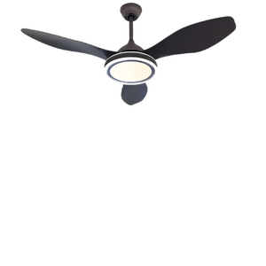 Best Modern Industrial <b>Light</b> <b>LED</b> Plywood Ceiling Fan with 3 Blades 6-Speed DC Motor Smart Remote <b>Control</b> Dimmable & High CRI 95 - Product Image 3