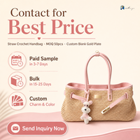 Sac fourre-tout ouvert de luxe en paille tressée pour femme, sac à main chic en patchwork de cuir PU, sac à bandoulière, logo personnalisé, faible MOQ