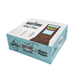 Cajas para Pasteles de Papel Blanco Impresas Personalizadas de Grado Alimenticio de 4, 6 y 8 Pulgadas para Cumpleaños, Bodas, Aniversarios y Fiestas - Product Image 6