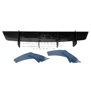 Auto Tuning Automotive <strong>Parts</strong> Plastic Carbon Fiber With Side Splitters Rear Blade Diffuser Bumper <strong>Covers</strong> for VW Golf 8 MK8 R <strong>Line</strong> - Product Image 1
