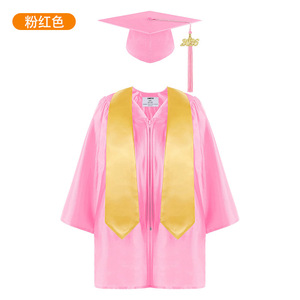 Robe de Cérémonie de Remise des Diplômes pour Enfants, Maternelle et Primaire, Unisexe, en Polyester, Costume de Scène, Collection Printemps 2026, Direct Usine - Product Image 3