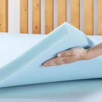 Bestpreis Matratze 1,5 Zoll Belüftete Memory-Schaum-Matratzenauflage mit Kühlgel-Infusion, Schlafzimmer-Essentials Queen-Size