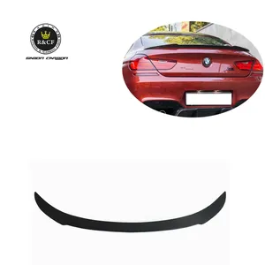 R CF Rear Spoiler Carbon Fiber Car VOr Style Carbon Fiber Spoiler Wing For BMW F06 F12 F13 M6 6 Series