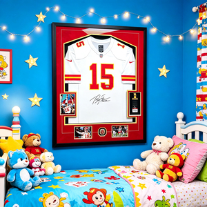 Custom MDF Wood Jersey <strong>Shadow</strong> <strong>Box</strong> <strong>Frame</strong> with Medal and Photo Opening, Sports Memorabilia Showcase for Hall of Fame - Product Image 5