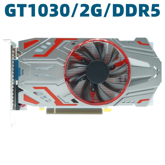 GT1030 4GB DDR5 Discrete Graphics Card for Computer Gaming