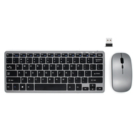 Teclado y Ratón Inalámbricos Bluetooth 2.4Ghz Multi Dispositivo en Existencia, Teclado y Ratón en Español con USB