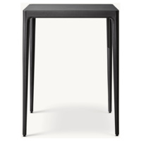 Tables hautes et tabourets de bar d'extérieur en aluminium pour soirées chic en cabane ou dans le jardin
