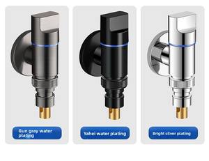 <span class=keywords><strong>Rubinetto</strong></span> per Lavatrice <span class=keywords><strong>con</strong></span> Valvola di Chiusura Automatica, Connettore Dedicato per Ugello dell'Acqua, Universale da 4 Pollici, Montaggio a Parete - Product Image 3