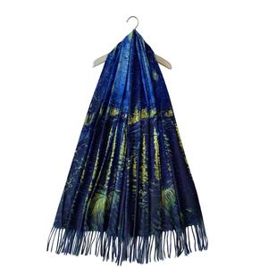 Impression personnalisée hiver chaud pas cher Pashmina écharpes et châles cachemire Pashmina châle hiver <span class=keywords><strong>Chal</strong></span> De Pashmina - Product Image 3