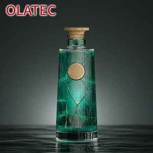 Colección de Decantadores de Whisky de Cristal Clásico OLATEC, Botellas de Licor de Vidrio de Lujo para el Hogar, <span class=keywords><strong>Bar</strong></span> y Regalos - Product Image 4