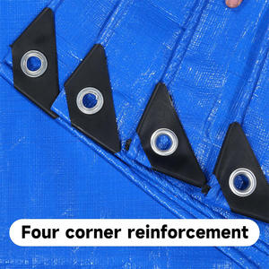 غطاء مطر GCG مقاس 2×3م و2×4م و3×4م مقاوم للماء باللون الأخضر والفضي، مظلة للسيارة وحماية من الأشعة فوق البنفسجية للتخييم والصيد - Product Image 6