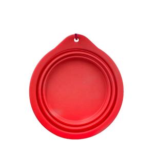 Hot-selling Practical Silicone Folding Round Food Grade Dog Cat Pet Bowl Portable Pet Food Travel Pet Bowl - Product Image 6