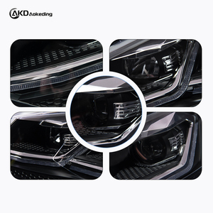 Conjunto de faros LED modificados AKD para VW Polo 2011-2018 con lente de proyector dual L y luz diurna DRL con señal de giro. - Product Image 5