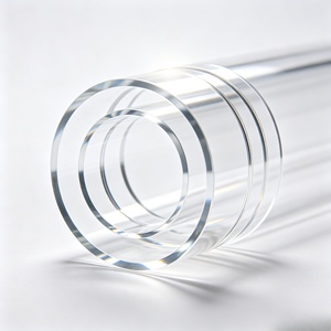 Barra de Acrílico PMMA Transparente de 41 mm de Diámetro, Superficie Pulida, Longitud Personalizada, Perfil de Plástico para Fabricación de Exhibidores Industriales - Product Image 5