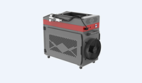 Machine de nettoyage au laser à fibre continue 1500W, portable, industrielle, pour l'élimination de la rouille des métaux, pistolet laser HF, haute productivité