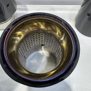 Punta de silenciador de tubo de escape trasero de fibra de carbono brillante para modificación de la serie BMW M Series 34567 - Product Image 4