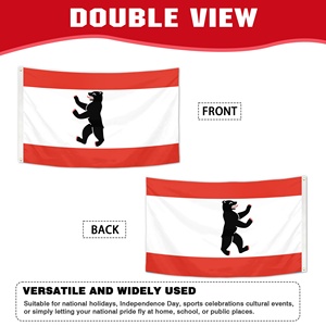 <span class=keywords><strong>Drapeau</strong></span> de <span class=keywords><strong>Berlin</strong></span> de haute qualité en gros, 3x5 pieds (90x150cm), bannière allemande pour défilés, marches civiques et événements, usage intensif - Product Image 5