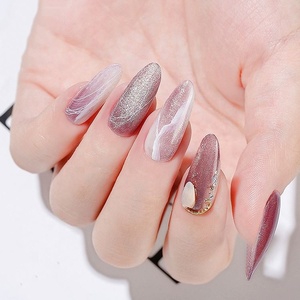 Canni — vernis à ongles Gel Uv magnétique, sous forme d'yeux de chat, couleur or Rose 5D, vente en gros - Product Image 4