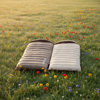 Nouveau sac de couchage enveloppant pour adultes, 1500 g, ultraléger, rembourré de duvet de canard, polyester, pour la randonnée en plein air, le camping, imperméable, coupe-vent