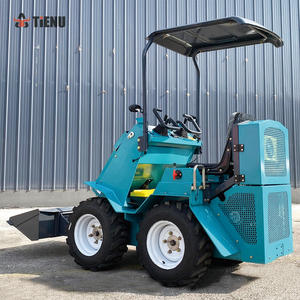 Hochwertiger 1,2-Tonnen-Kompaktlader Kleiner Radlader Baggerlader mit Funktionen für Bau und Landschaftsgestaltung Motorantrieb - Product Image 6