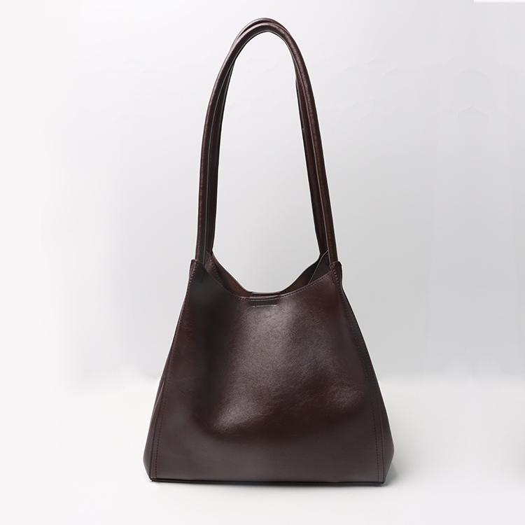 Custom Logo Genuine Leather Tote Bag