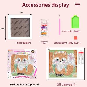 Cartone animato ippocampo e pesce diamantato Art Painting Kit per bambini artigianato forniture facili fai da te Diamond Painting - Product Image 6