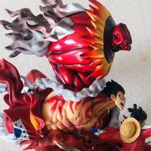 52CM 대형 만화 입상 동상 만화 0ne 조각 기어 4 기모노 루피 피구라 PVC 애니메이션 피규어 선물 장난감 - Product Image 6